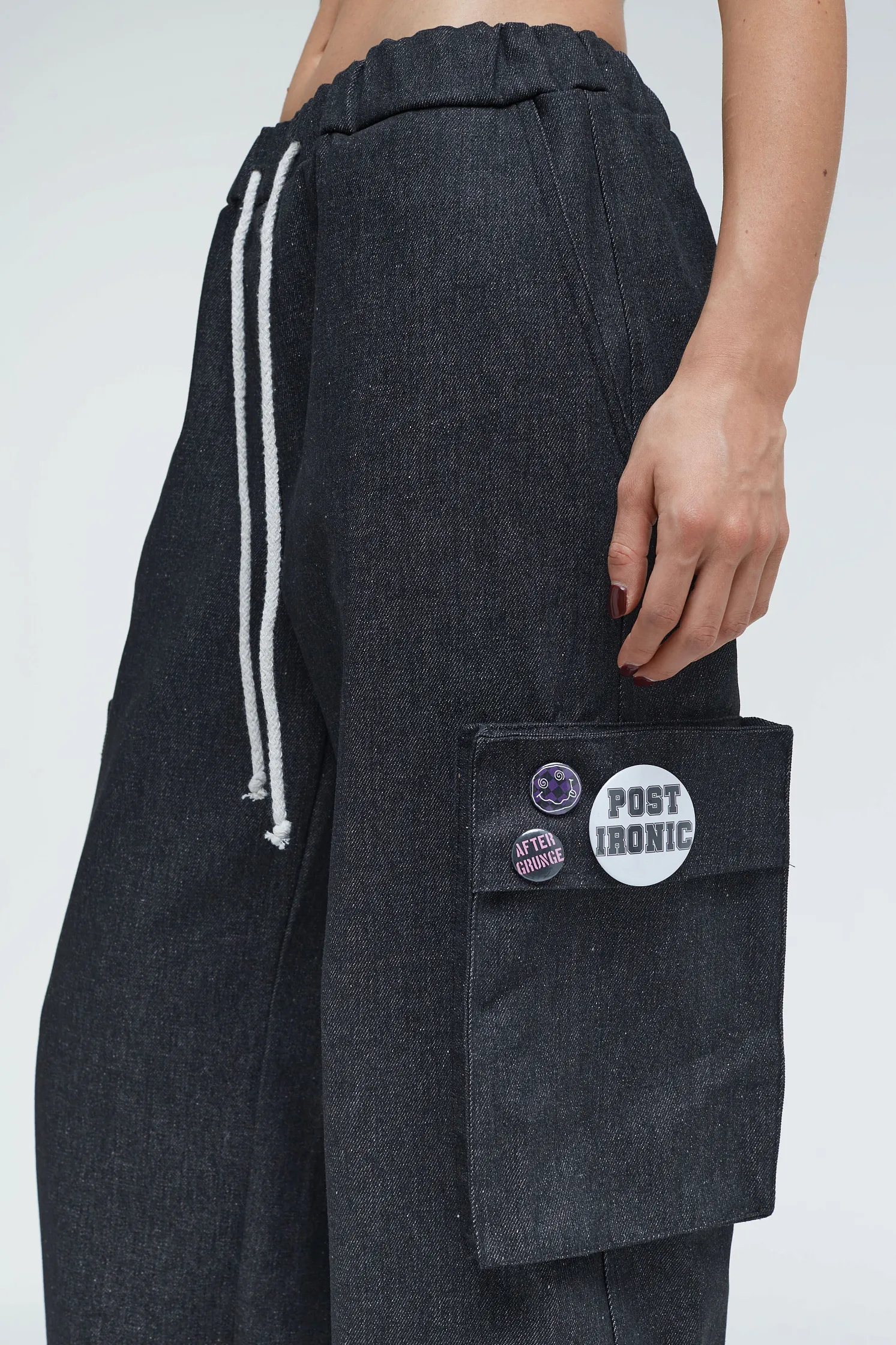 Карго черные After Grunge 