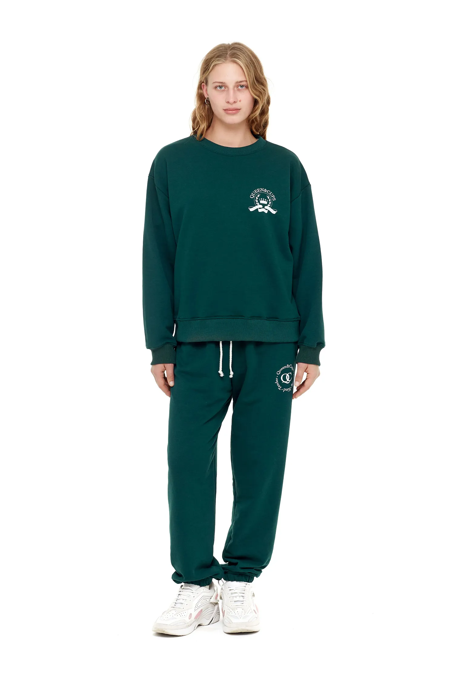 Свитшот University QC small logo 