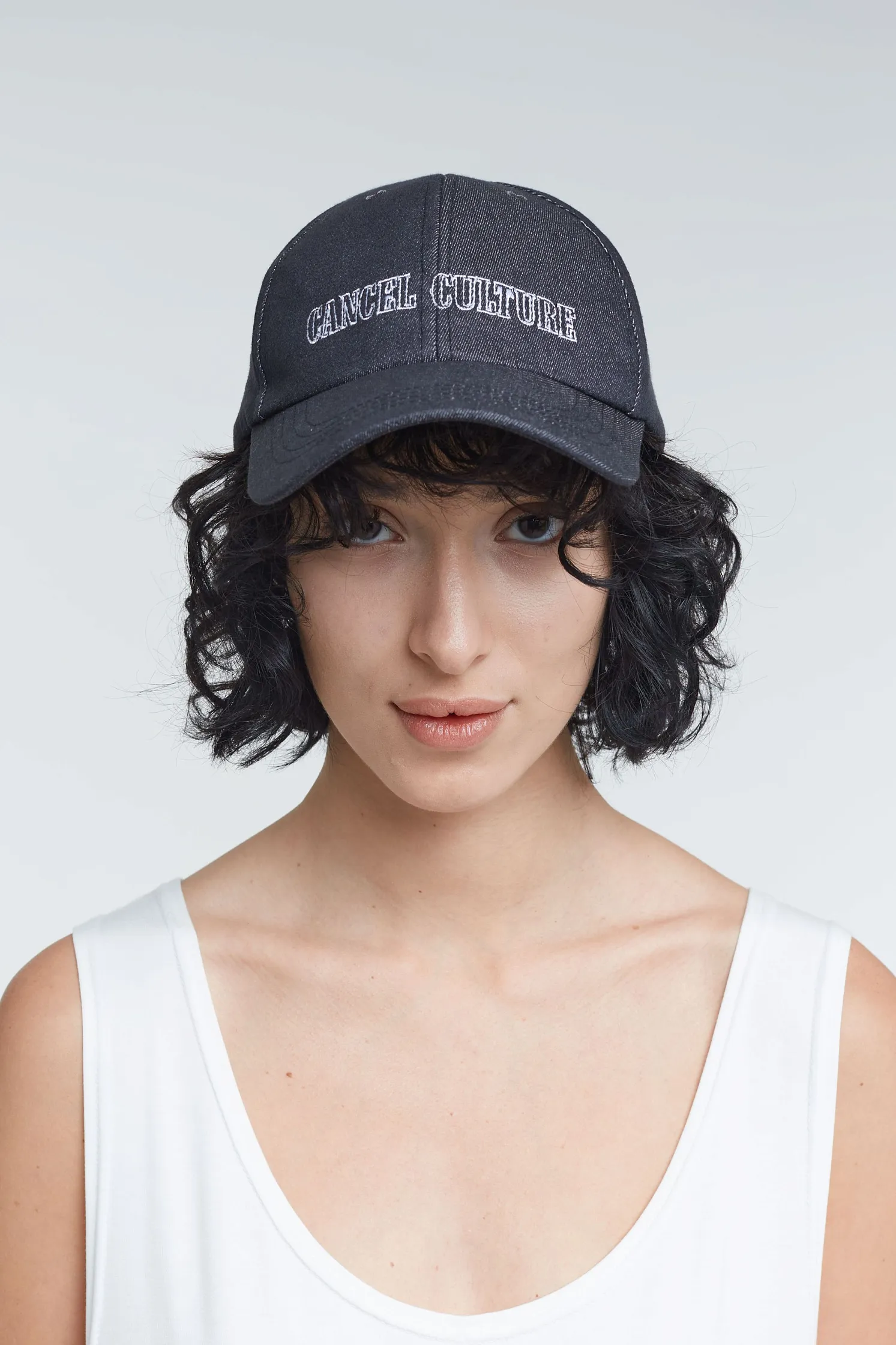Кепка деним Cancel Culture 