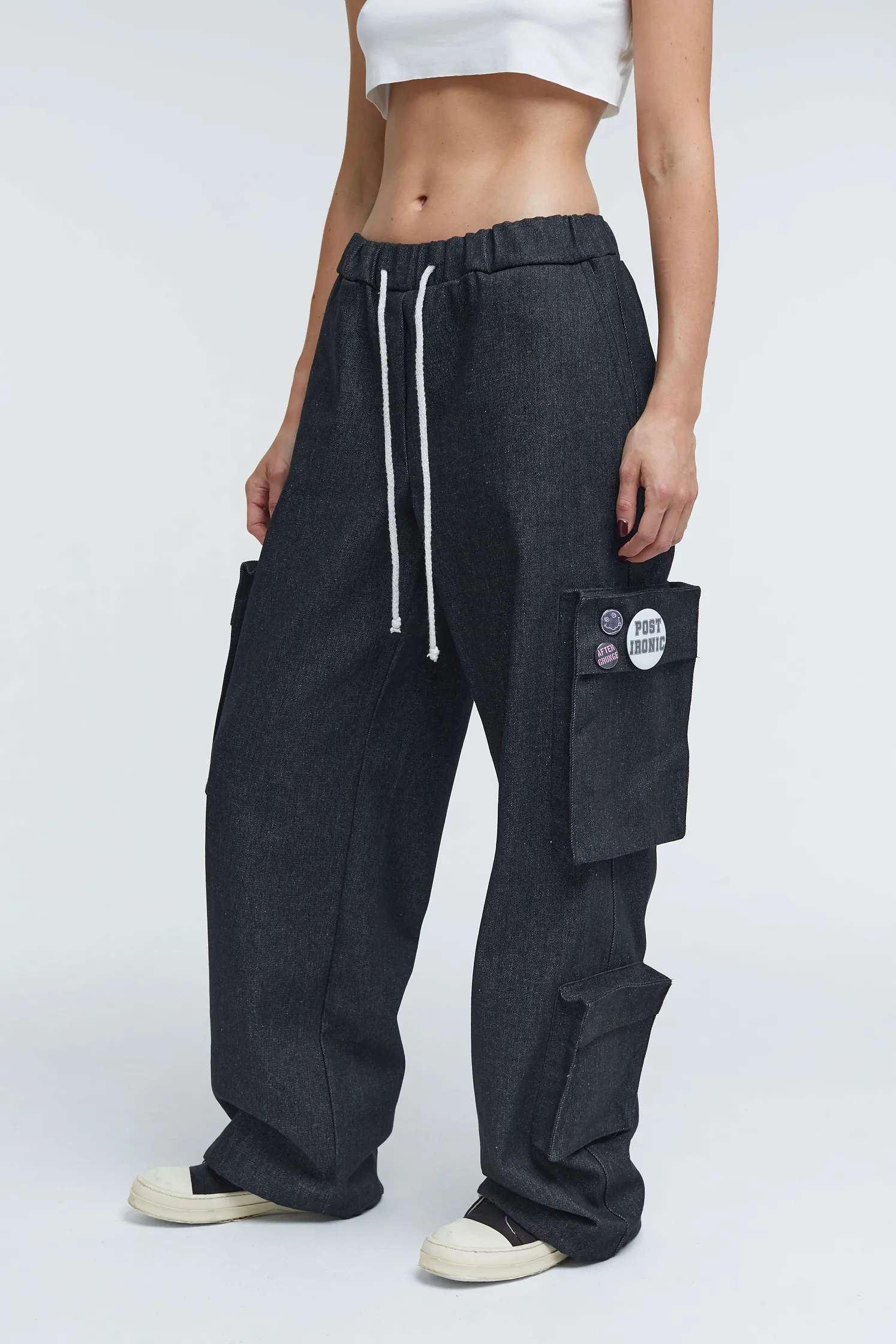 Карго черные After Grunge 