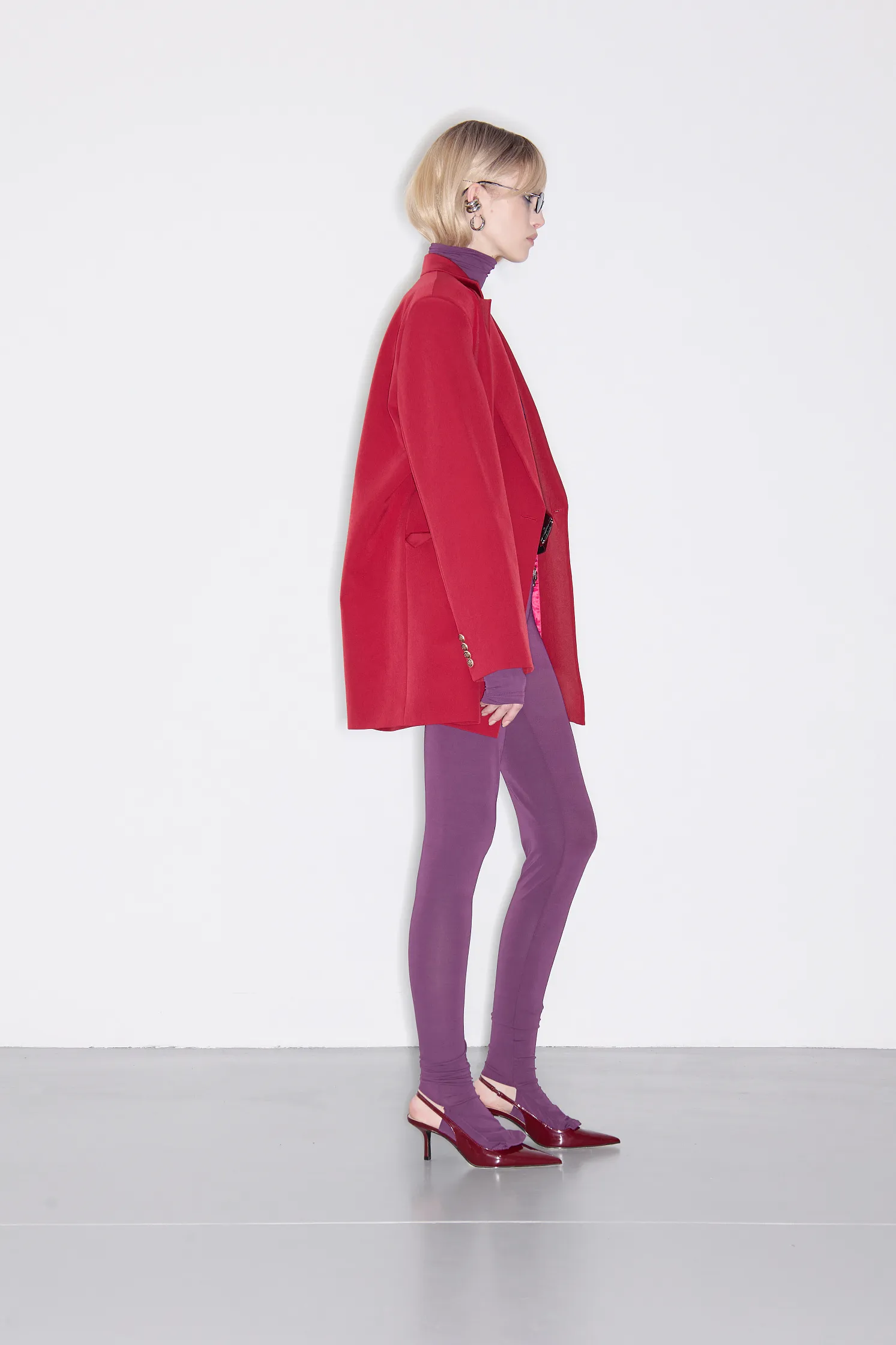 Пиджак свободного кроя 