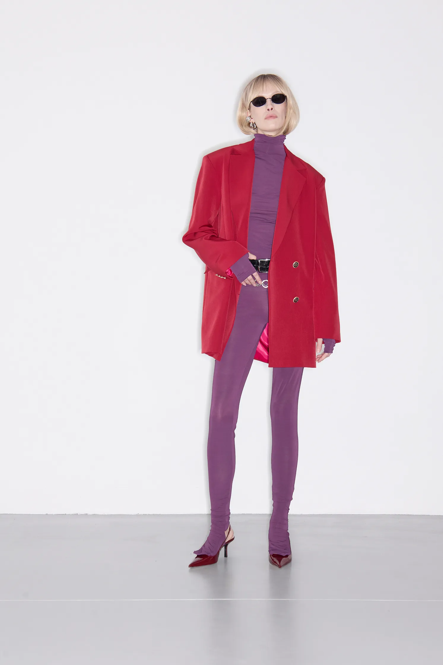 Пиджак свободного кроя 