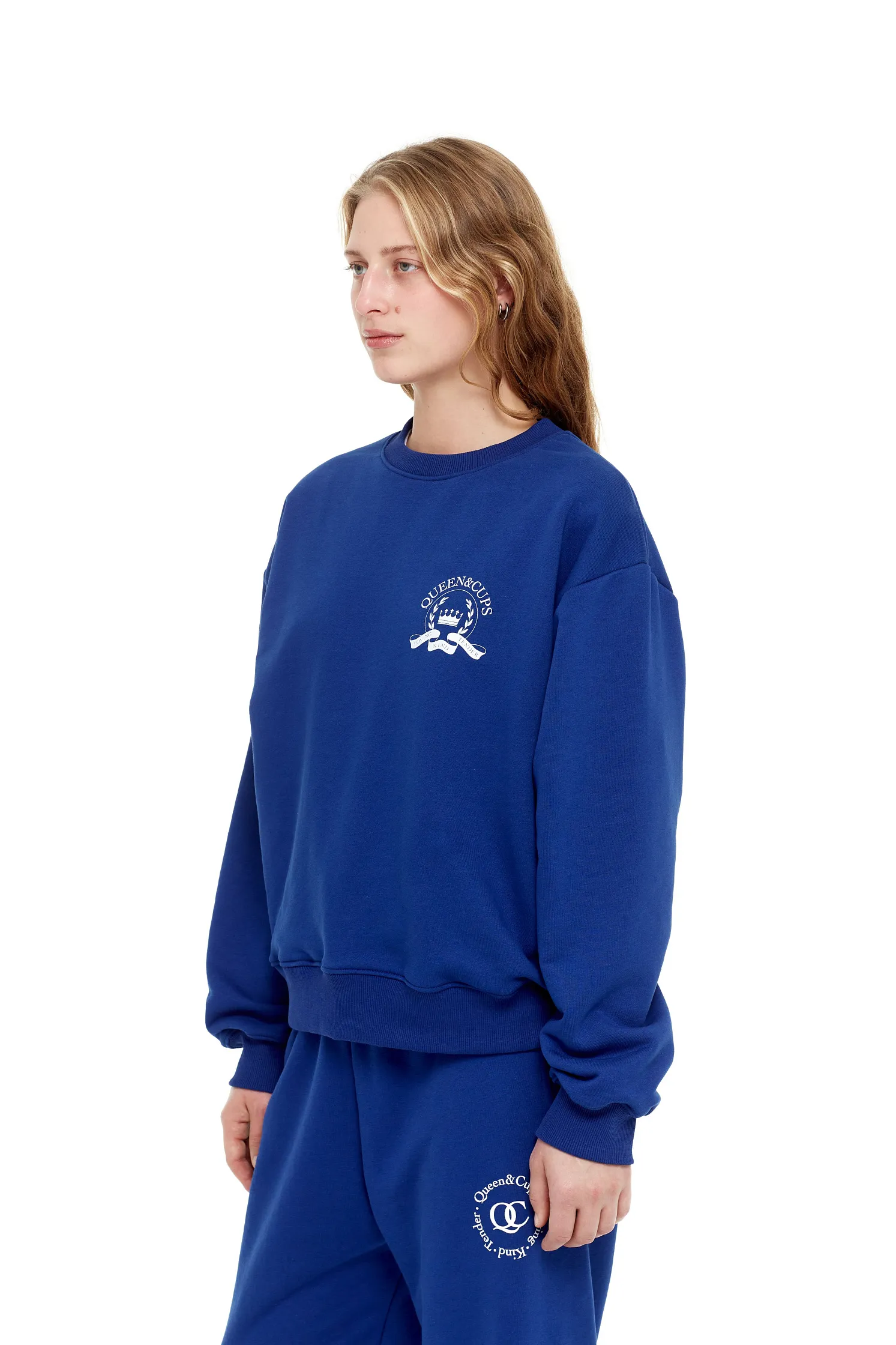 Свитшот University QC small logo 