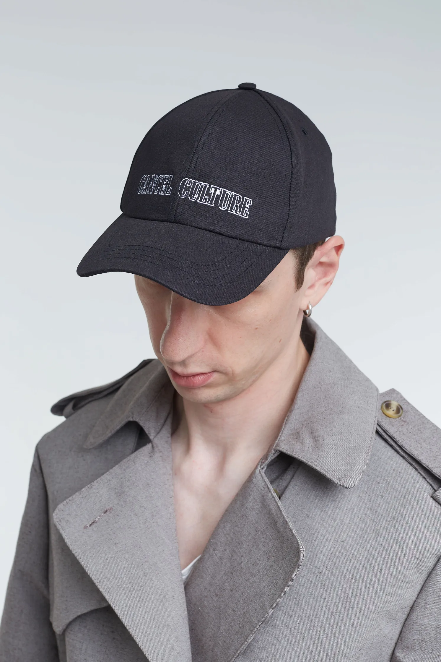 Кепка черная Cancel Culture 