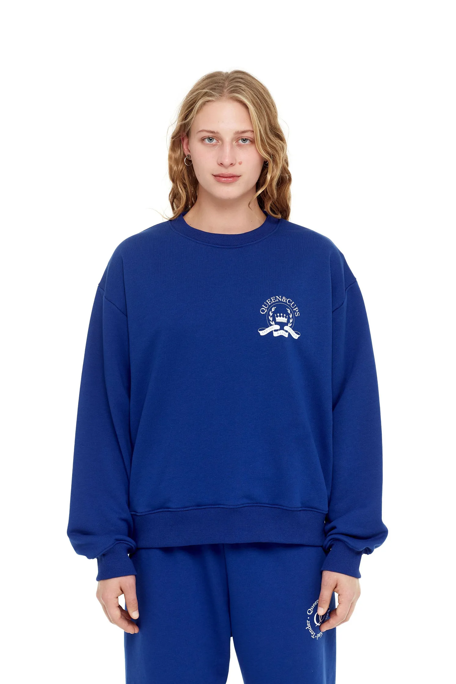 Свитшот University QC small logo 